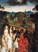 BOUTS, Dieric the Elder The Way to Paradise (detail) fgd oil painting